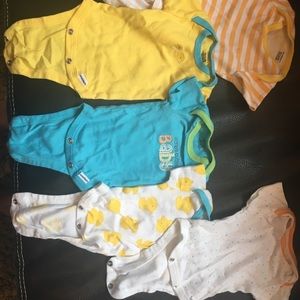 Premie onesies, set of 5, unisex